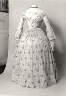 Charlotte Bronte muslin dress